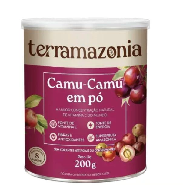 Camu Camu Em Pó, 200g, Terramazonia