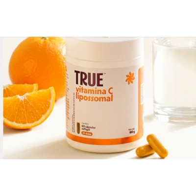 Vitamina C 1000mg Lipossomal, 60 Cápsulas, True Source