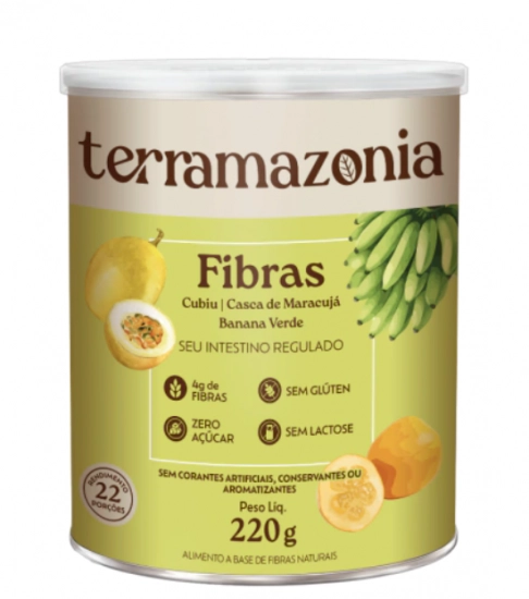 Suplemento Natural de Fibras Solúveis e Insolúveis, 220g, Terramazonia