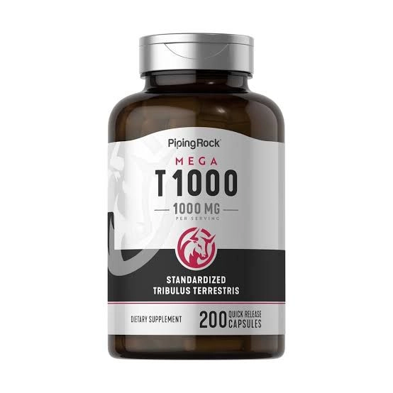 Mega Tribulus Terrestris, 1000mg, 200 Cápsulas, PipingRock