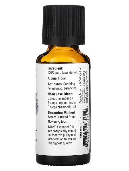 Óleos Essenciais, Aromaterapia com Fragrâncias Variadas. 30ml, Now
