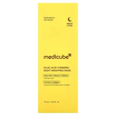Máscara Noturna de Beleza com Ácido Kójico e Cúrcuma, 75ml, Medicube