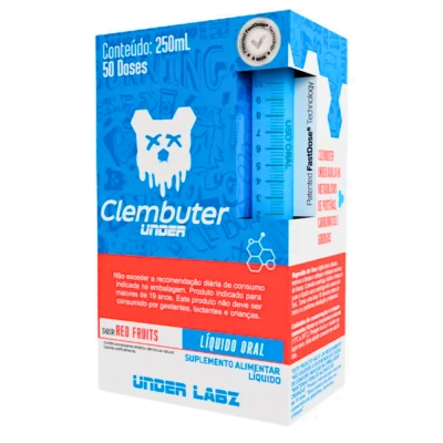 Termogênico Clembuter, Sabores 250mL, 50 Dodes - Under Labz