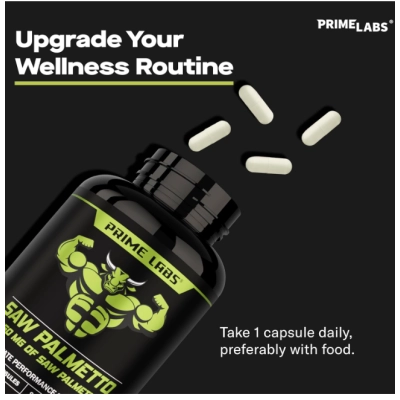 Saw Palmetto Extrato 350mg, 90 Cápsulas, Prime Labs