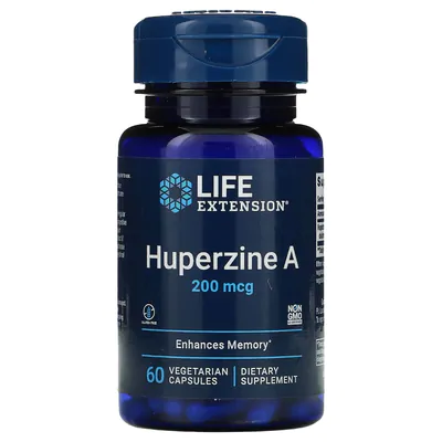 Huperzine A, 200mcg, 60 Cápsula, Life Extension