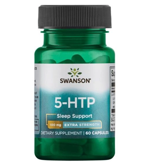 5-Htp Extra Força, 100Mg  60 capsulas, Swanson