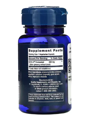 Ginseng Energy Boost, 30 Cápsulas, Life Extension