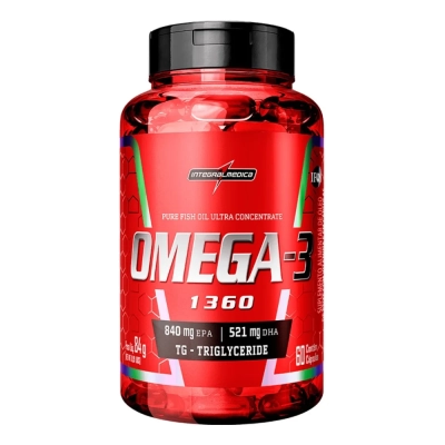 Ômega 3 TG Ultra Concentrado, 1360mg, 60 cápsulas, Integralmédica