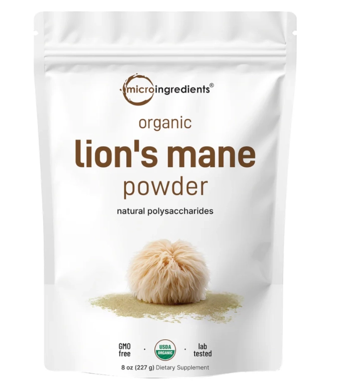 Lion's Mane, Cogumelo juba de Leão, 227g em Pó, Micro Ingredients