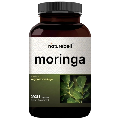 Moringa, 800mg, 240 Cápsulas, Naturebell