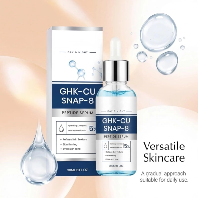 GHK-Cu, Snap-8, Sérum de Peptídeo de Cobre, 30ml, Viareline