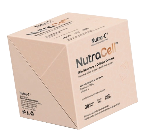 NutraCell, Saúde Cutânea e Microcirculação Sanguínea, 30 Filmes Orodispersíveis Sabor Melão, Nutra-C