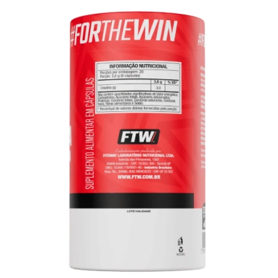 Creatina Monohidratada, 120 Cápsulas, FTW