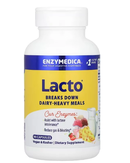 Lacto, 90 Cápsulas, Enzymedica