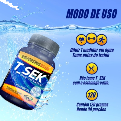 T_SEX (Shedy Sekil 4.000mg) Peso Líquido, 120g, Power Supplements