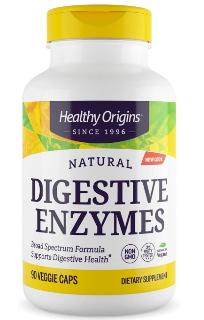 Enzimas Digestivas, 90 Cápsulas, Healthy Origins