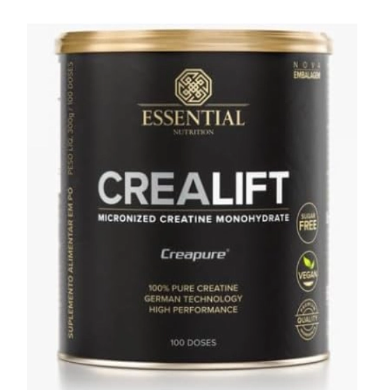 Crealift, Creatina Mono-Hidratada e Micronizada, 300g, Essential Nutrition
