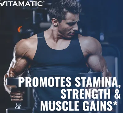 Tongkat Ali Extrato 900mg, Com Extrato de Fadogia Agrestis, Tribulus 95% e Panax Ginseng, Vitamatic, com 180 capsulas