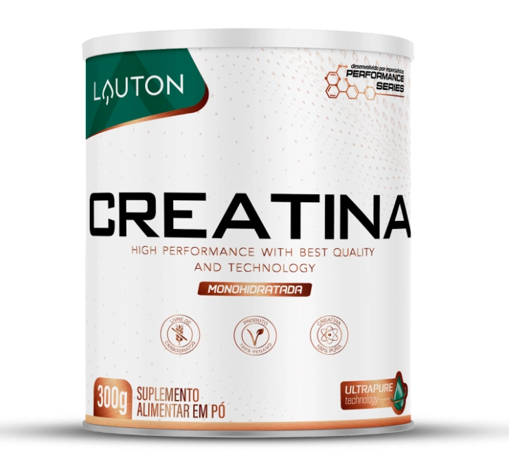 Creatina Mono-hidratada, 100% PURA, 300g, Lauton Nutrition