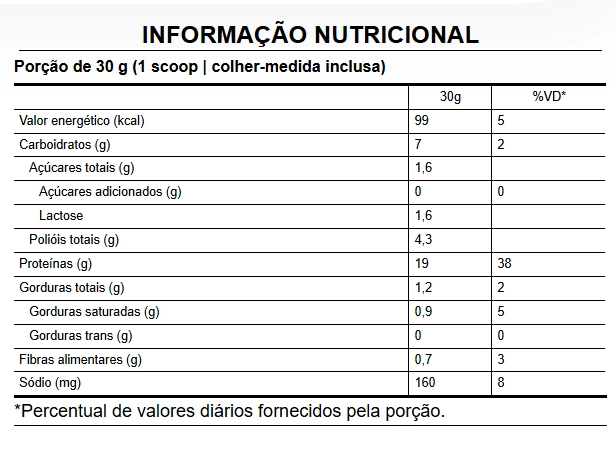 Whey Protein Grassfed, Sabor Baunilha, 450g, Pura Vida