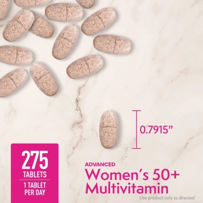 Multivitamínico Advanced Women’s 50+, 275 Comprimidos, Member’s Mark