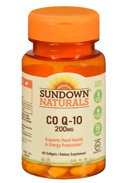 Coenzima CoQ10, 200mg Q-Sorb, 40 Cápsulas, Sundown