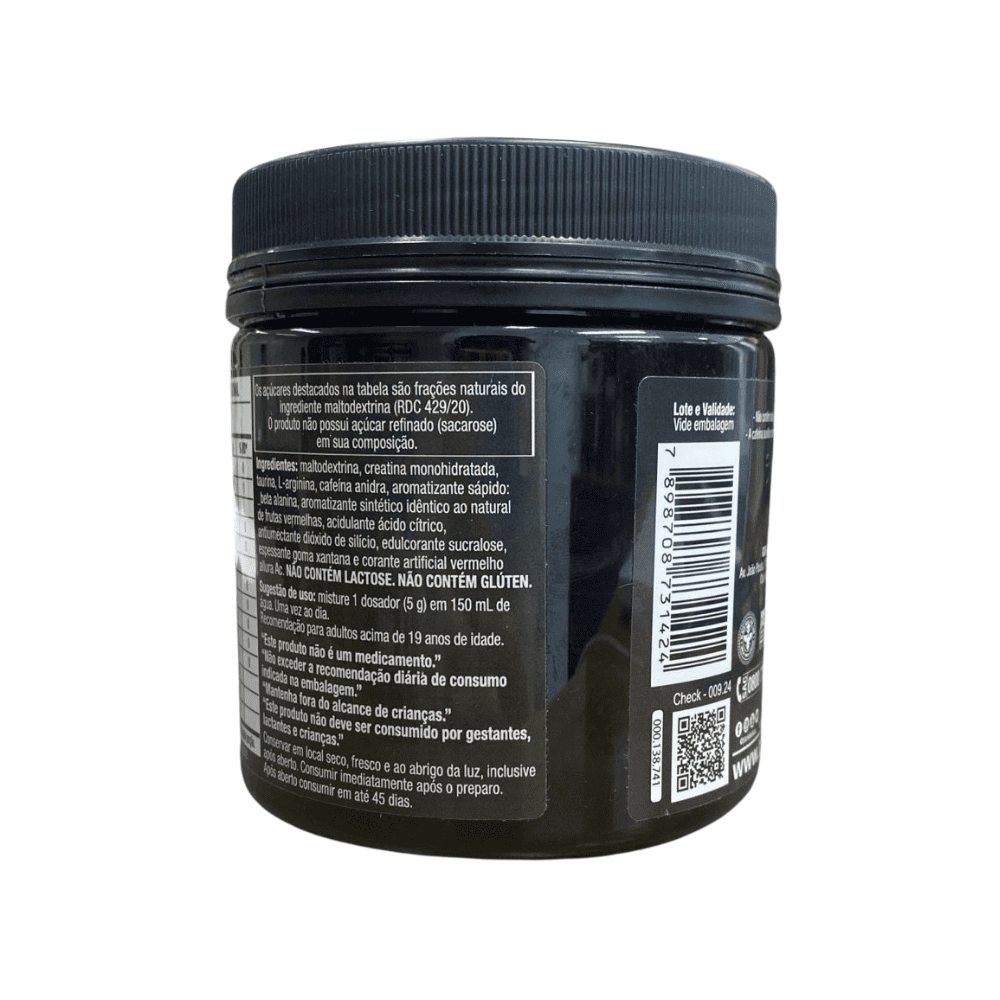Pré Treino B.O.P.E, Frutas Vermelhas, 150g - Black Skull