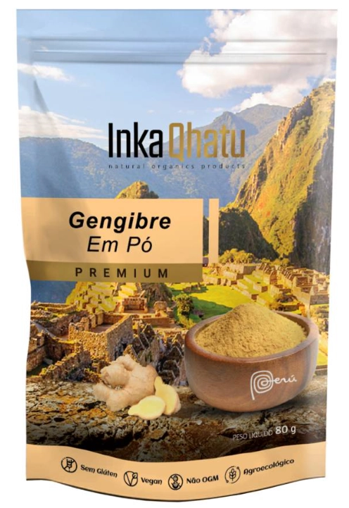 Gengibre em Pó, 80g, Inka Qhatu