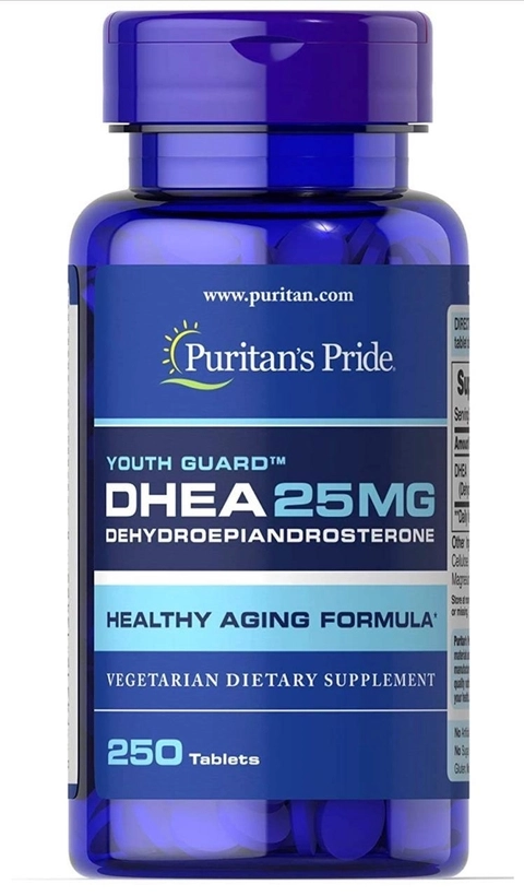 Dhea 25mg, 250 Comprimidos, Puritan's Pride