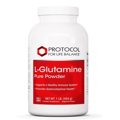 L-Glutamina, Recuperação Muscular, Resistência e Bem-Estar Digestivo, 454g, Protocol