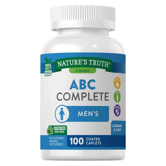 Multivitamínico Completo para Homens, 100 Comprimidos, Nature's Truth