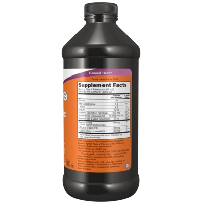 Liquid Hyaluronic Acid, (Ácido Hialurônico Líquido), 100 mg , 473ml, Now