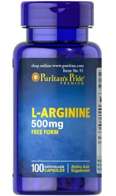 L-Arginina 500mg (100 caps) Puritan's Pride