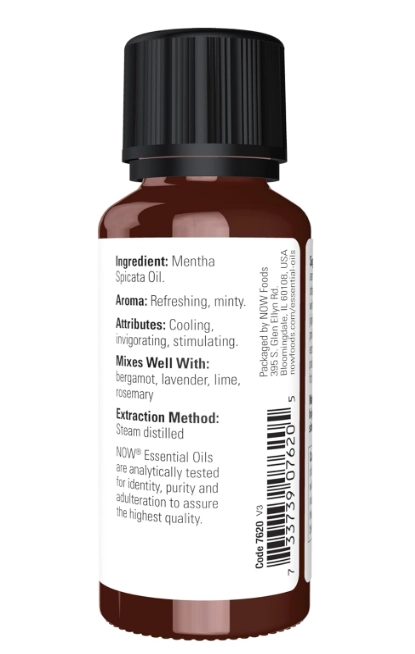 Óleos Essenciais, Aromaterapia com Fragrâncias Variadas. 30ml, Now