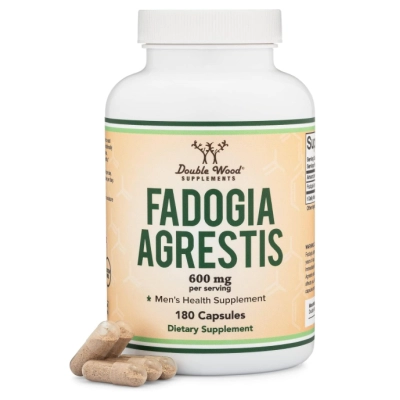 Fadogia Agrestis 600mg, 180 Cápsulas, Double Wood 