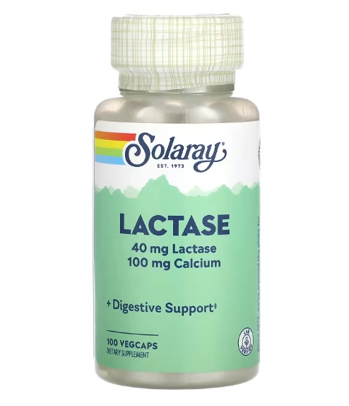 Lactase, 100 VegCaps, Solaray