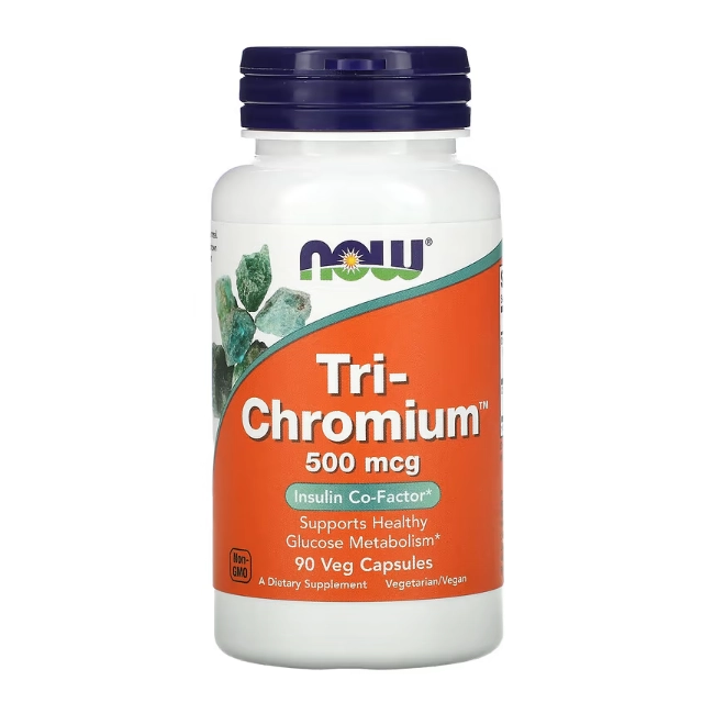 Tri-Chromium, 500mcg, 90 Cápsulas, Now