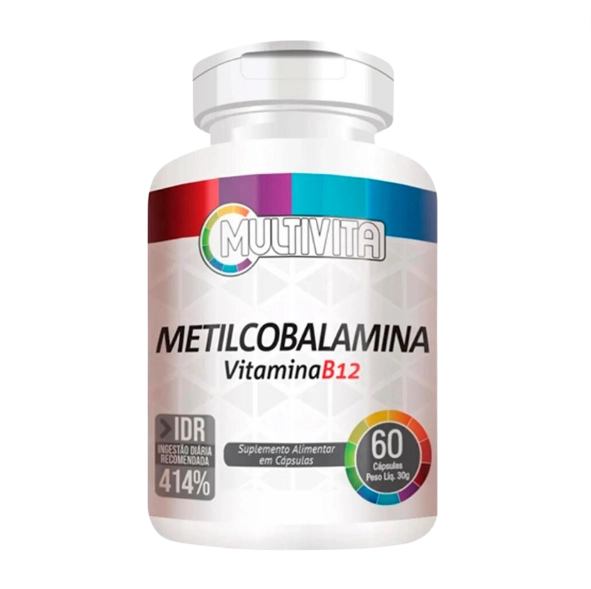 Vitamina B12 (Metilcobalamina), 60 Cápsulas