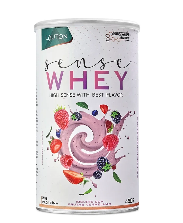 Sense Whey Performance Series, Sabor Frutas Vermelhas, 450g, Lauton Nutrition