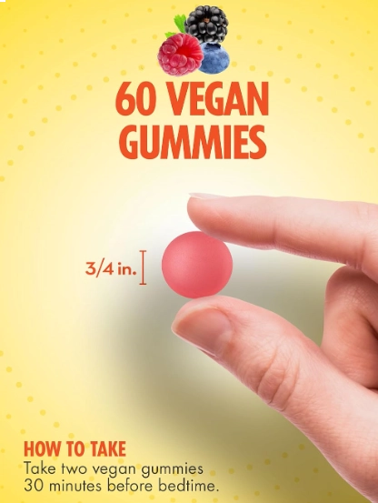 Melatonina  10mg, 60 Gomas Sabor frutas Silvestre, Sundance