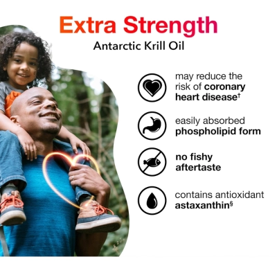 Krill Oil Ômega 3, Coração, Memória e Vitalidade Diária, 90 Softgels, MegaRed