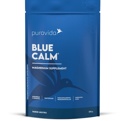 Blue Calm, com Magnésio, Sabor Neutro, 175g, Puravida