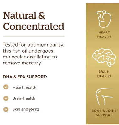 Ômega-3 2000mg, Ácidos Graxos EPA 320mg e DHA 200mg, 240 Softgels, Solgar