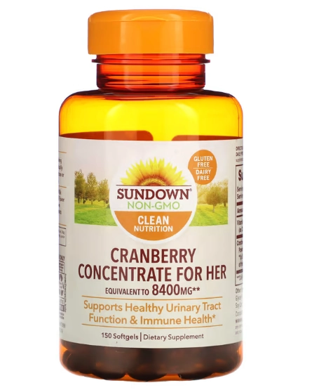 Concentrado de Cranberry para Mulheres, 150 Softgels, Sundown