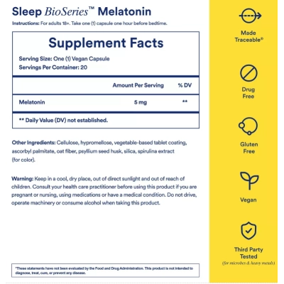 Sleep Dietary, O auxílio perfeito para dormir, 20 Cápsulas, Ritual