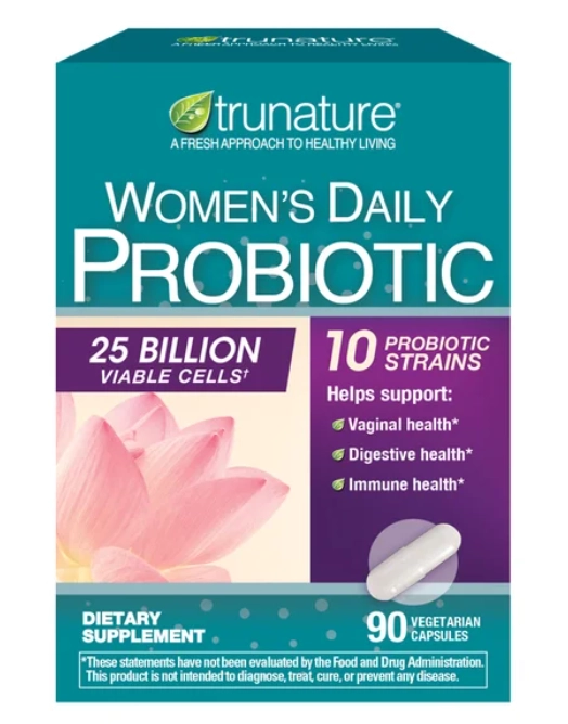 Probiótico Diário Feminino, 90 Cápsulas, Trunature