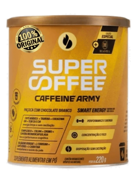 SuperCoffe 3.0 Energia, Foco e Concentração, 220g, Sabores, Caffeine Army