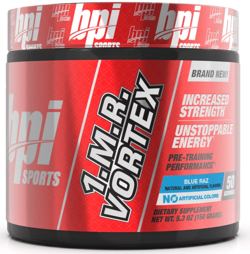 Pré Treino1.MR Vortex,150g Sabor Blue Raz, Bpi Sports