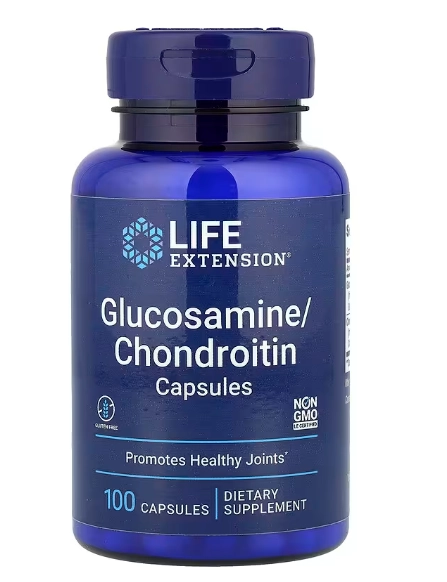 Glucosamina e Condroitina, 100 Cápsulas, Life Extension