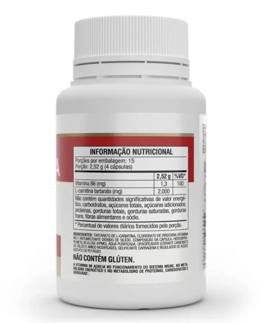 L-Carnitina, 60 Capsulas, Vitafor